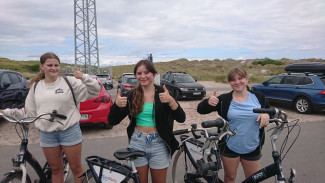 Radtour zum Strand